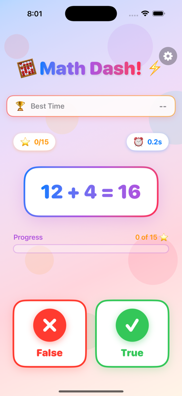 Math Dash Screenshot 1