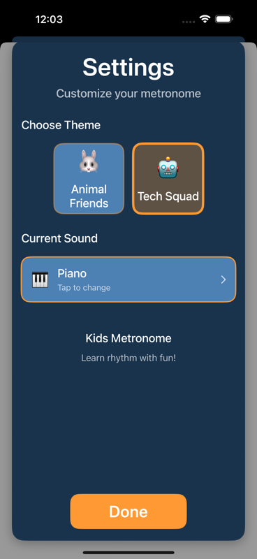 Snail Metronome Screenshot 2